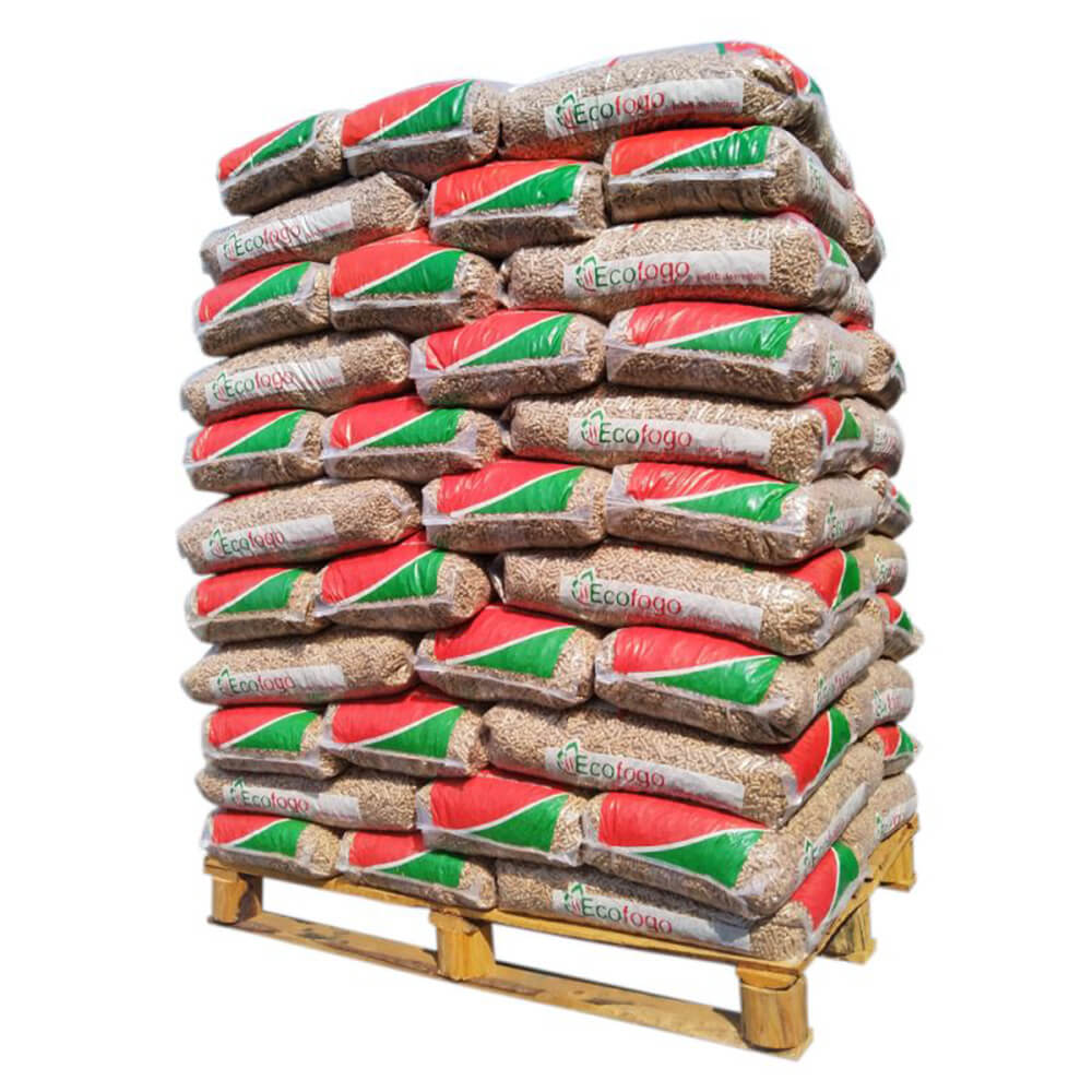 Pellet Ecofogo – Palet de 66 sacos de 15 kg
