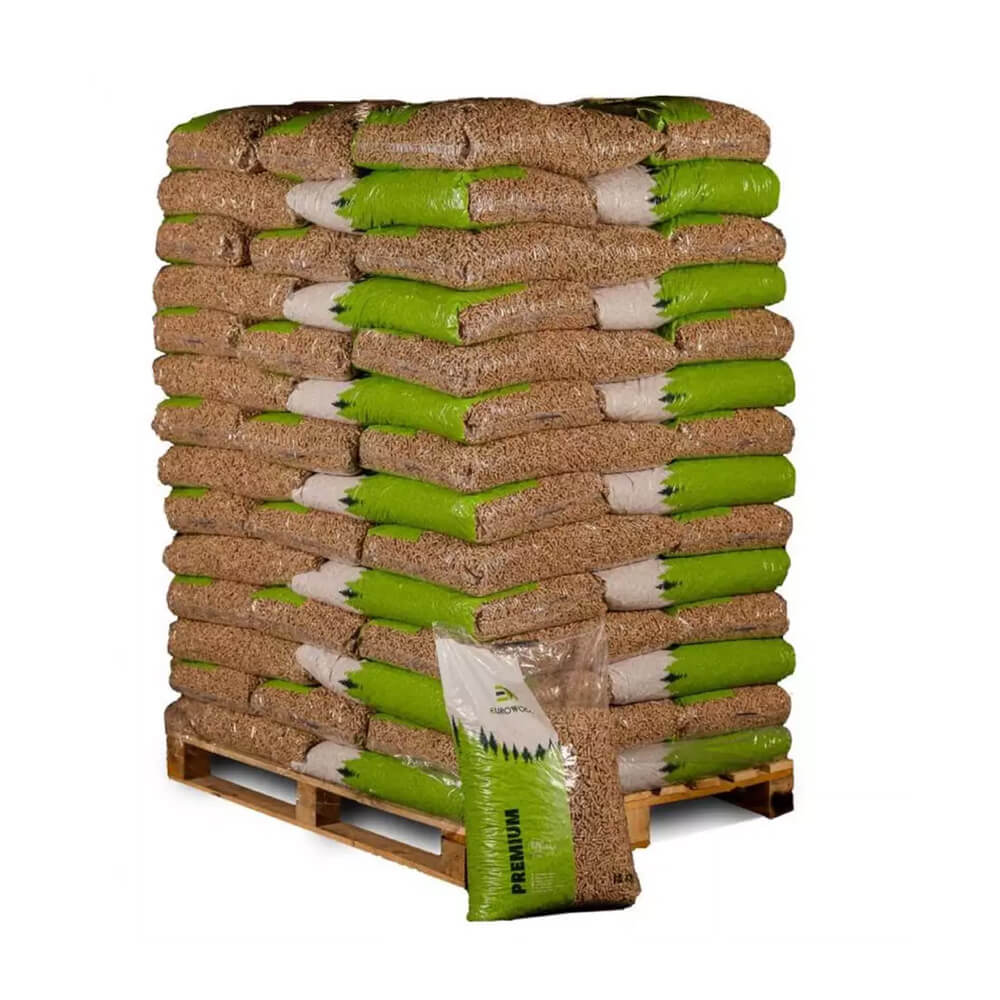 Pellets de madera de haya 60 bolsas x 15 kg