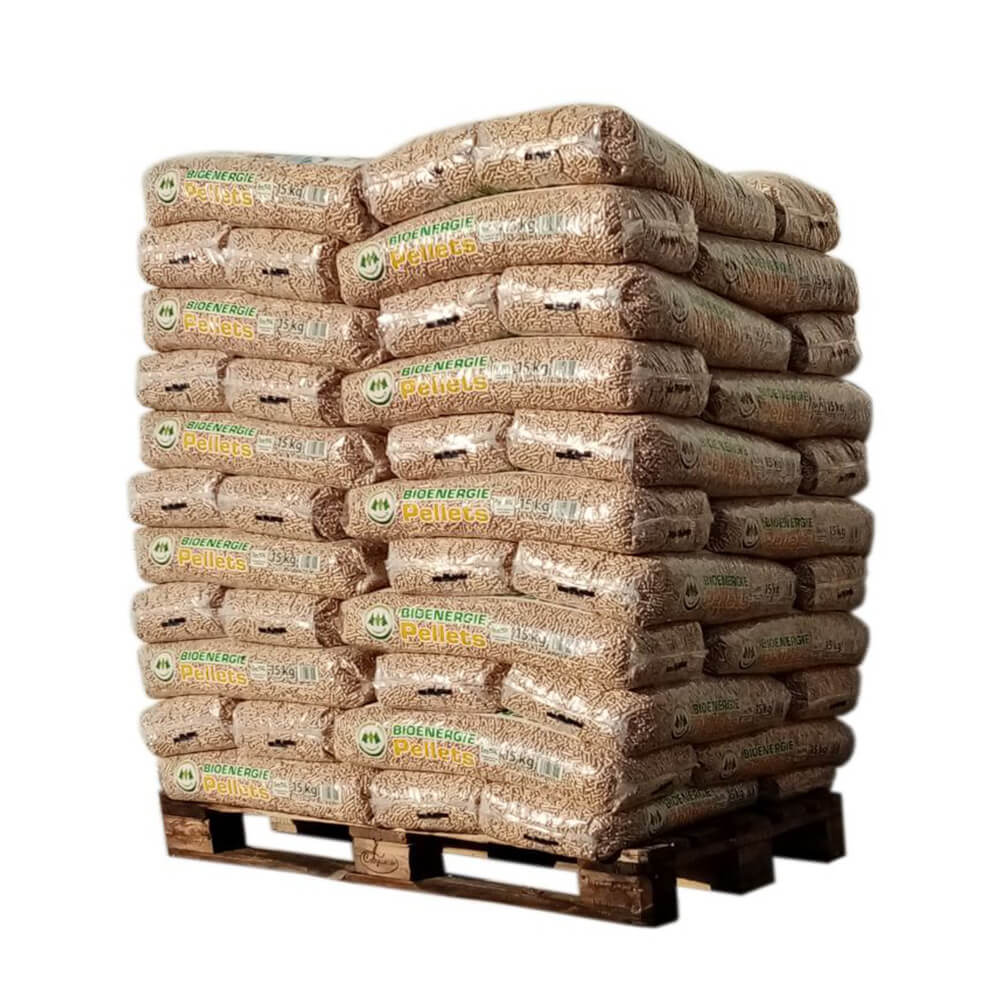 Pellet BioEnergético – Palé de 66 sacos de 15 kg